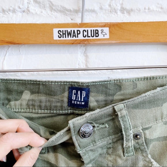 GAP army camo true skinny jeans khaki - Picture 3 of 3